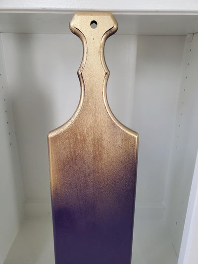 Omega Psi Phi Custom Wooden Paddle Ombré