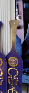 Omega Psi Phi Custom Wooden Paddle Ombré