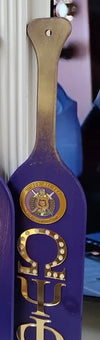 Omega Psi Phi Custom Wooden Paddle Ombré