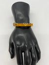 Omega Psi Phi Leather Bracelet