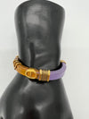 Omega Psi Phi Leather Bracelet