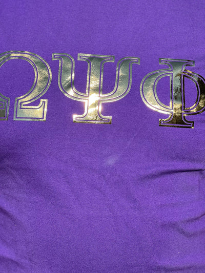 Omega Psi Phi Metallic OMEGA T-Shirt