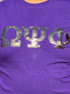 Omega Psi Phi Metallic OMEGA T-Shirt