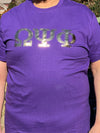 Omega Psi Phi Metallic OMEGA T-Shirt