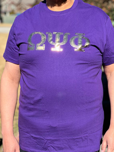 Omega Psi Phi Metallic OMEGA T-Shirt