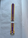 Omega Psi Phi Samsung Galaxy Watch Band Purple Size 22 MM