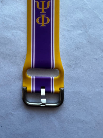 Omega Psi Phi Samsung Galaxy Watch Band Purple Size 22 MM