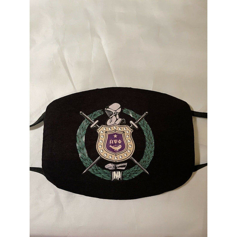 Omega Psi Phi Washable Face Mask