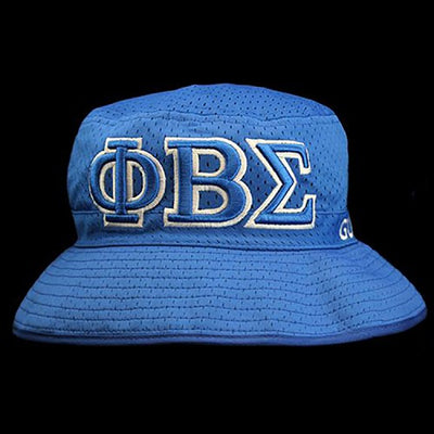 Phi Beta Sigma Embroidered Bucket Hat