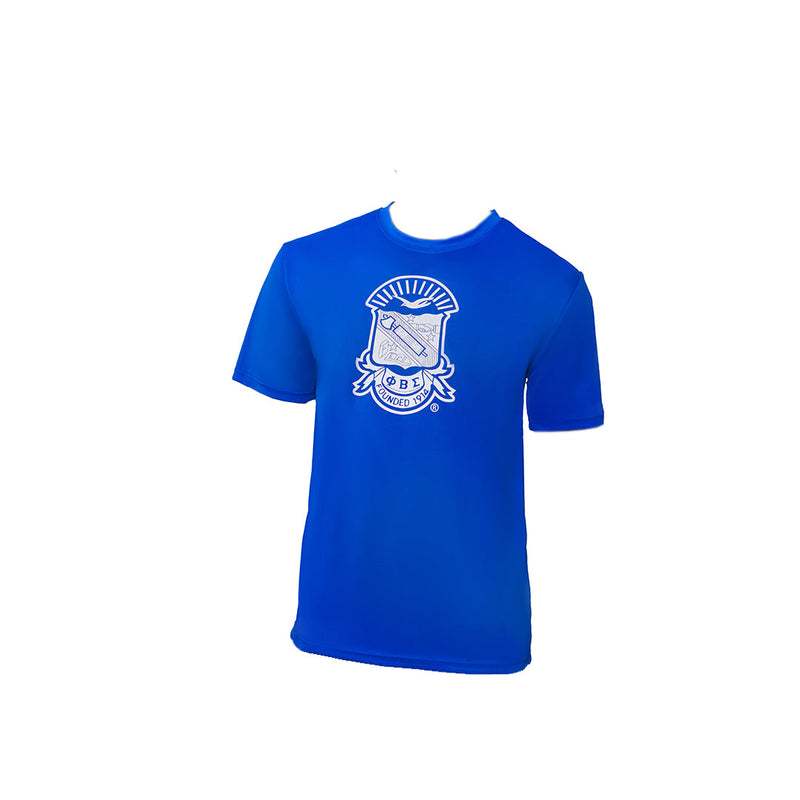 Phi Beta Sigma ΦΒΣ Shield Performance Moisture Wicking T-Shirt