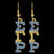 Sigma Gamma Rho Austrian Crystal Bling Earrings