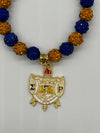 Sigma Gamma Rho Beaded Bling Shield Elastic Charm Bracelet