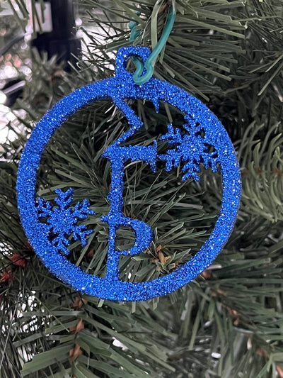 Sigma Gamma Rho Bling Glitter Christmas Ornaments