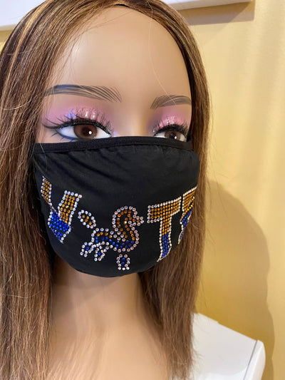 Sigma Gamma Rho Bling Pretty Poodle Vote Mask