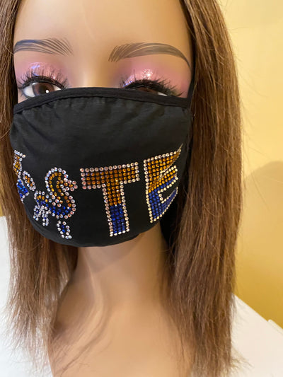 Sigma Gamma Rho Bling Pretty Poodle Vote Mask