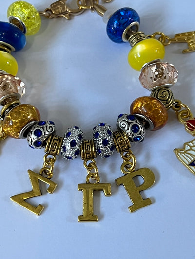 Sigma Gamma Rho Cherish Bling Charm Bracelet