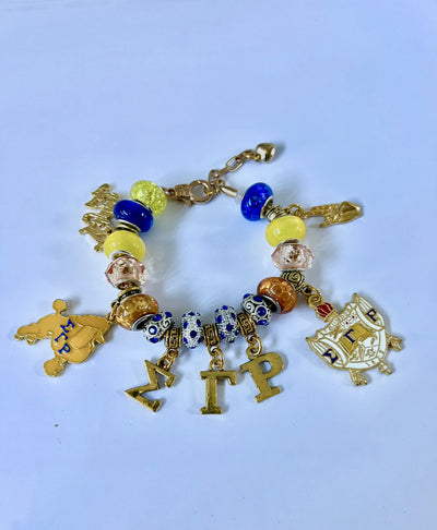 Sigma Gamma Rho Cherish Bling Charm Bracelet