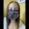 Sigma Gamma Rho Full Bling Face Mask Clear