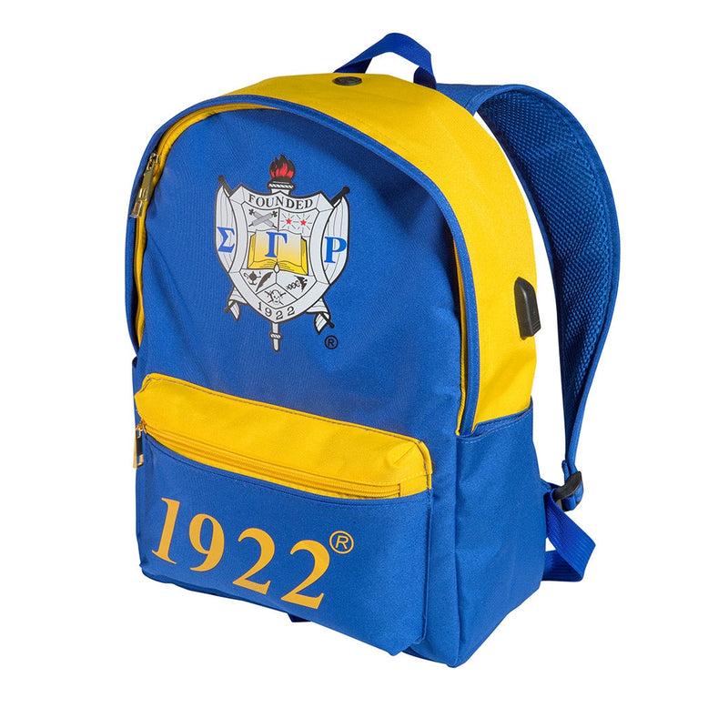 Sigma Gamma Rho USB Port Backpack