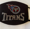 Tennessee Titans Bling Face Mask Front Logo