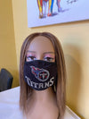 Tennessee Titans Bling Face Mask Front Logo