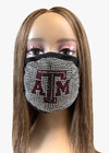 Texas A & M University Aggies Bling Rhinestone Face Mask