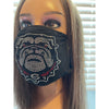 University of Georgia Bulldogs Bling Rhinestone Face Mask Washable Reusable Bulldog