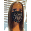 University of Georgia Bulldogs Bling Rhinestone Face Mask Washable Reusable Bulldog