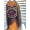 University of Georgia Bulldogs Bling Rhinestone Face Mask Washable Reusable G Logo