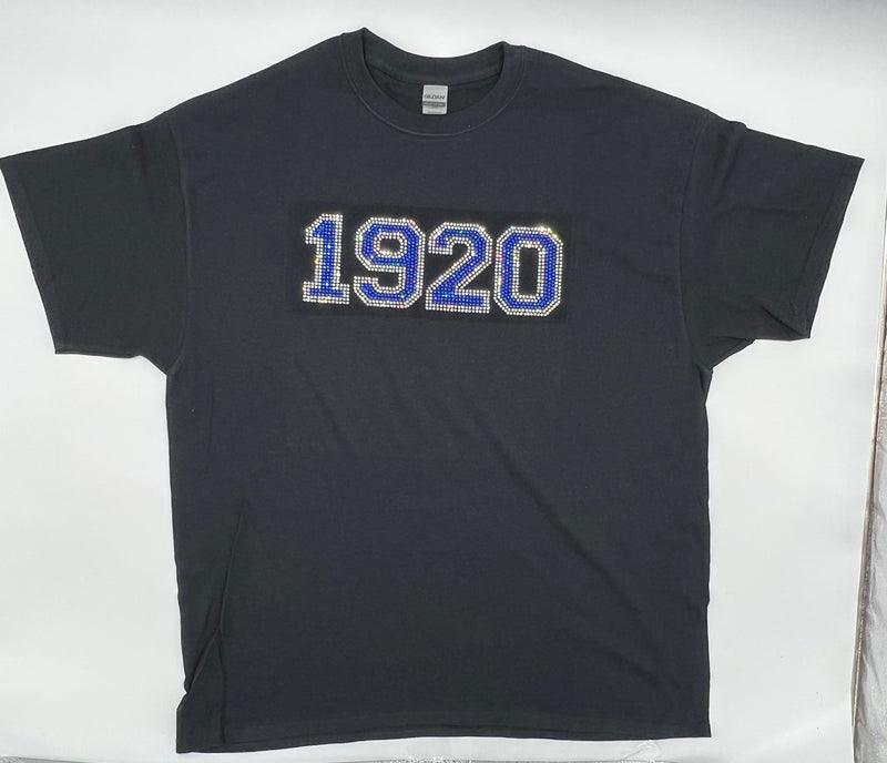 Zeta Phi Beta 1920 Rhinestone Bling Cocktail T-Shirt