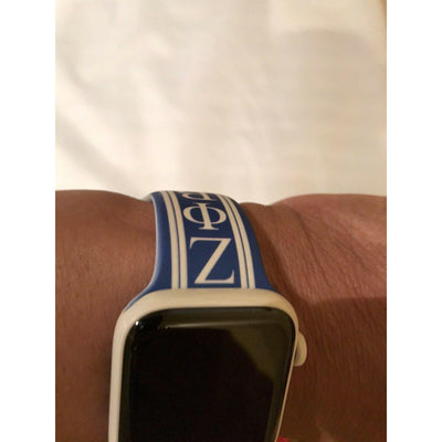 Zeta Phi Beta Apple Watch Band Size 38/40/41 MM Blue