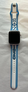 Zeta Phi Beta Apple Watch Band Size 38/40/41 MM White