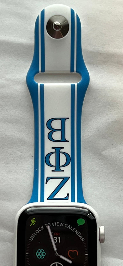 Zeta Phi Beta Apple Watch Band Size 38/40/41 MM White