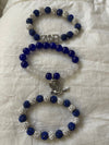 Zeta Phi Beta Bling Beaded Charm Bracelet Set