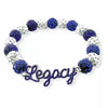 Zeta Phi Beta Bling Legacy Elastic Bracelet