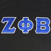 Zeta Phi Beta Ringer T-Shirt Black