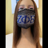 Zeta Phi Beta Sprinkle Bling Face Mask