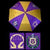 Omega Psi Phi Shield Reverse Umbrella