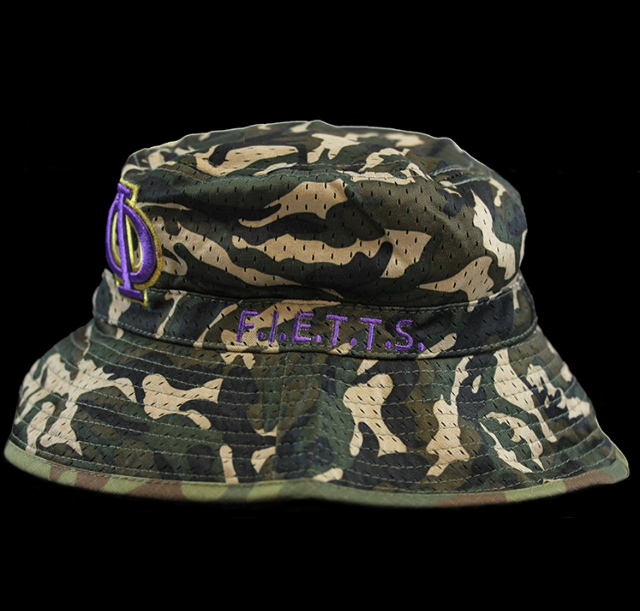 Omega Embroidered Camouflage Hat Bucket - Phi Psi D9 Greeks