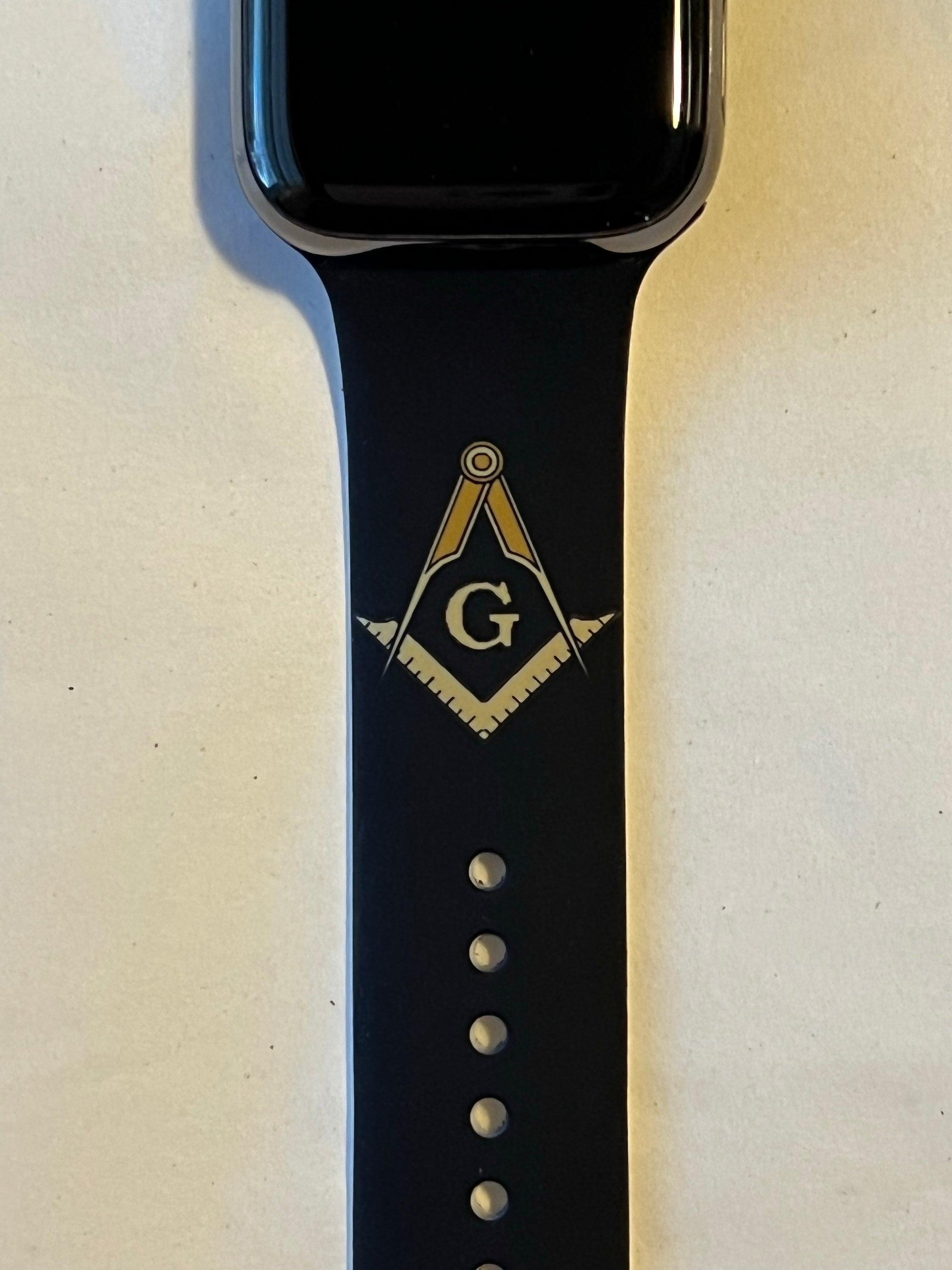 Freemasonry Masonic Masonry Stylish PU Wristbands Strap Compatible with  IWatch Watch Band